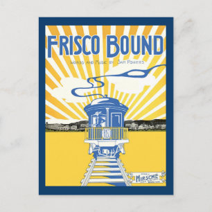 Nach San Francisco Postkarte