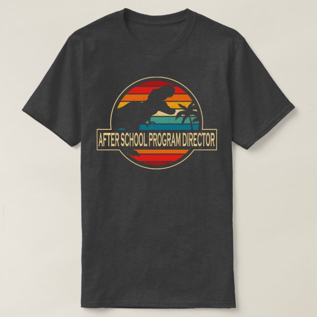 Nach Schulprogrammdirektor Dinosaur T-Shirt (Design vorne)
