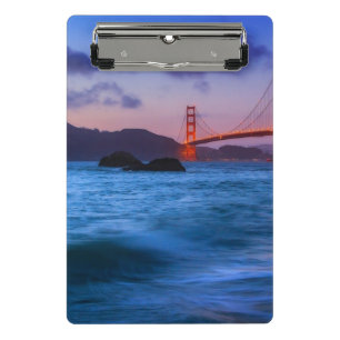 Nach Sonnenuntergang heraus am Bäcker-Strand Mini Klemmbrett