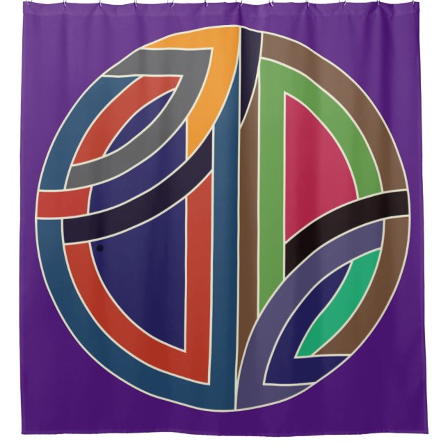 Nach Stella-5-Duschvorhang Duschvorhang (Vorderseite)