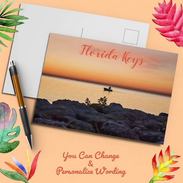 Nach Sunset Key West Florida Postkarte (Von Creator hochgeladen)