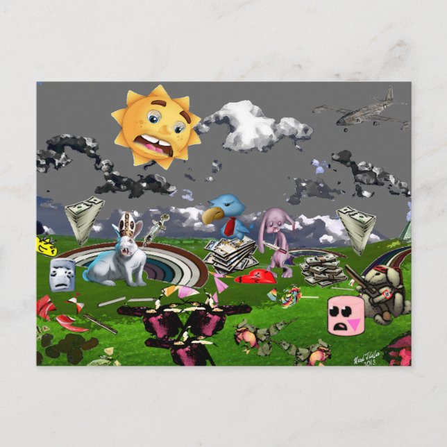 Nach (Teil 2 von 2) Postkarte (Vorderseite)