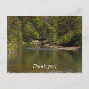 Nach unten Bryant Creek Postkarte