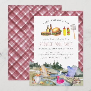Nach unten durch den Bach Redneck Pool Party