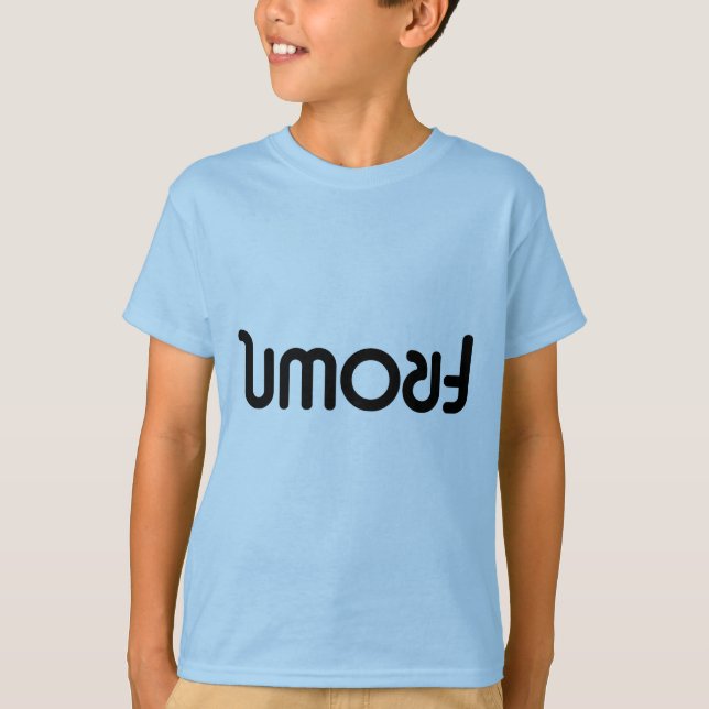 Nach unten gefroren T-Shirt (Vorderseite)