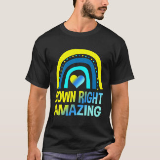 Nach unten Phantastisch-unten-Syndrom Bewusstsein T-Shirt