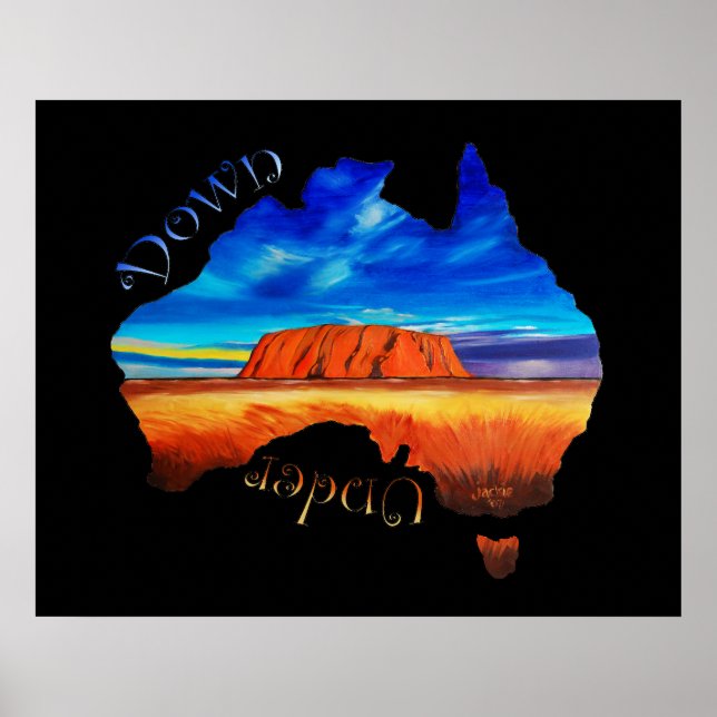 Nach unten poster (Vorne)