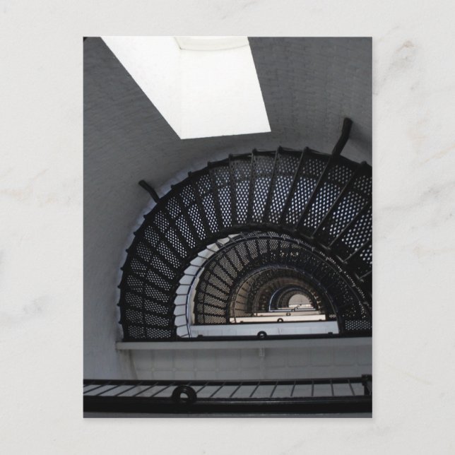 Nach unten postkarte (Vorderseite)