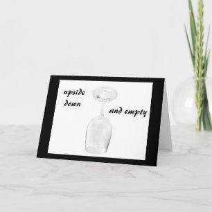 NACH UNTEN UND EMPTY=GRUPPENGEBURTSTAG KARTE