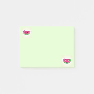 Nach Wassermelone Post-it Klebezettel