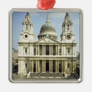 Nach Westen Front von St Paul Kathedrale, Silbernes Ornament