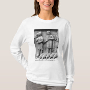 Nach Westen Portal, Südtür, epicting Tympanum T-Shirt