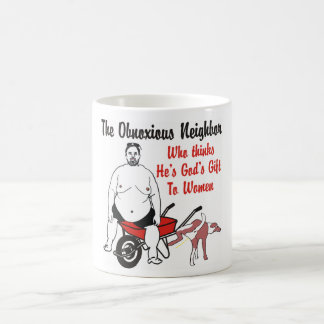 Nachbar, der ihn denkt, ist das Geschenk des Kaffeetasse