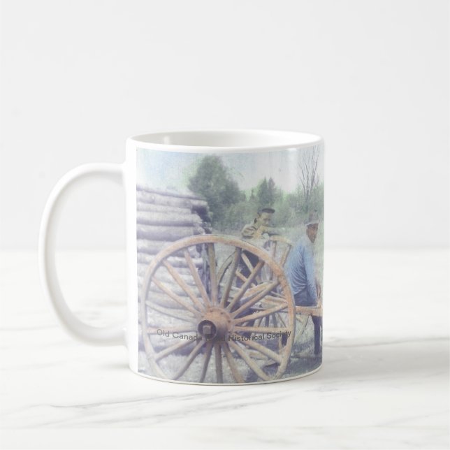 Nachbarn an der Arbeits-Tasse Kaffeetasse (Links)