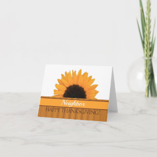 Nachbarn Erntedank Card Feiertagskarte