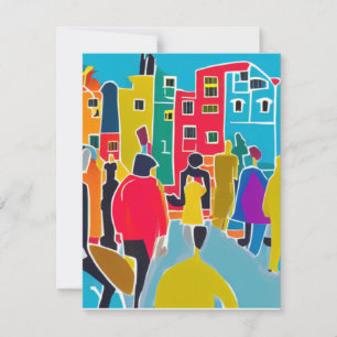 Nachbarn Mitteilungskarte