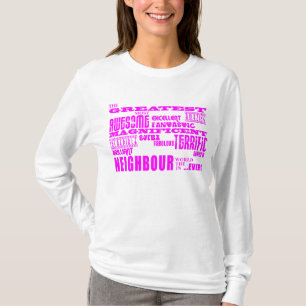 Nachbarn: Rosa bestster Nachbar T-Shirt