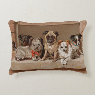 Nachbarschaft beobachten Hunde Accent Pillow Dekokissen