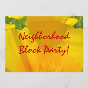 Nachbarschaft Block Party! Einladungen