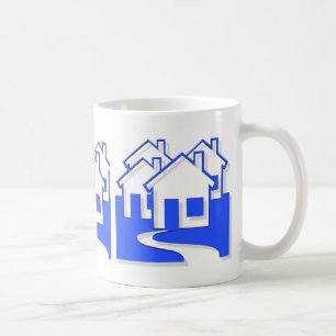 Nachbarschaft der Haus-Tasse Kaffeetasse