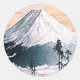 Nachbarschaft Katsuyama von Hiroaki Takahashi Runder Aufkleber
