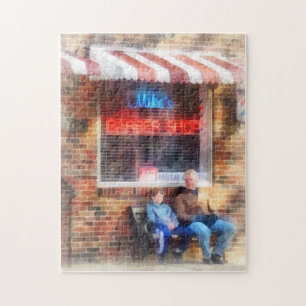 Nachbarschafts-Friseurgeschäft Puzzle