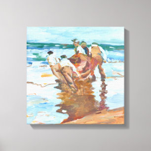 Nachdem das curragh Paul Henry gestartet worden Leinwanddruck