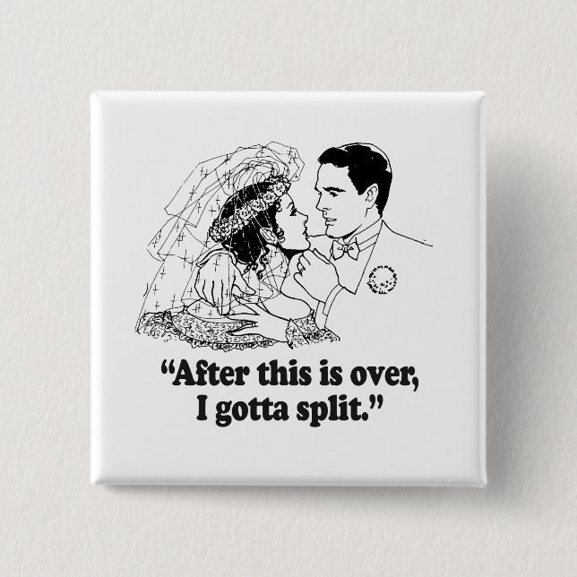 NACHDEM DIESES VORBEI IST, GOT ICH, UM MICH BUTTON (Vorderseite)