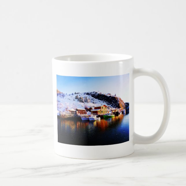 Nachdenken am Quidi Vidi See Tasse (Rechts)