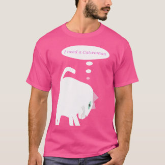 Nachdenklich Katze T-Shirt