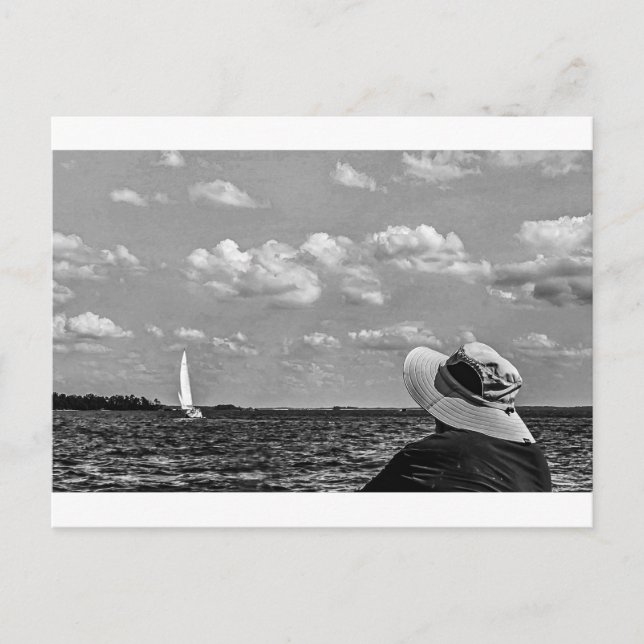 nachdenklich postkarte (Vorderseite)