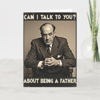 Nachdenkliche Fathers Day Gaze Karte