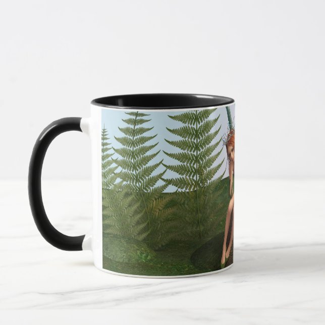 Nachdenkliche Fee Tasse (Links)