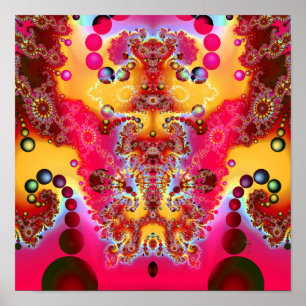 Nachdenklicher Kunst-Druck der Levitations-V2 (12" Poster