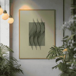 Nachfolgende Geometrie Abstrakte Kunst Poster