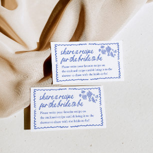 Nachfrage nach einem Rezept für das Brautparty Begleitkarte