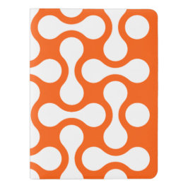 Nachfüllbare ORANGEWHITE grafische Kunst des Extra Großes Moleskine Notizbuch