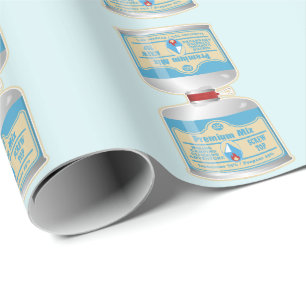 Nachfüllen von Gaskanistern für Lageröfen Geschenkpapier