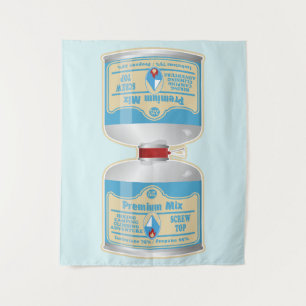 Nachfüllen von Gaskanistern für Lageröfen Wandteppich