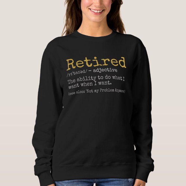 Nachgeschaltete Definition Sweatshirt (Vorderseite)