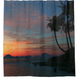 Nachglühen Duschvorhang