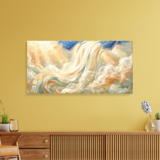 Nachhaltige Kunst Solarenergie Abstrakte Malerei Leinwanddruck