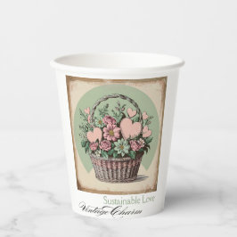 Nachhaltige Liebe, Vintager Charme Pappbecher