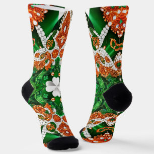 Nachhaltige Socken mit irischen Farben