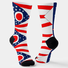 Nachhaltige Socken mit Ohio-Fahne