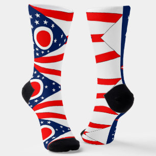 Nachhaltige Socken mit Ohio-Fahne
