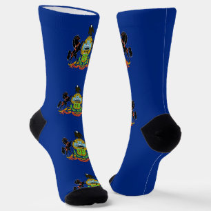 Nachhaltige Socken mit Pennsylvania-Fahne
