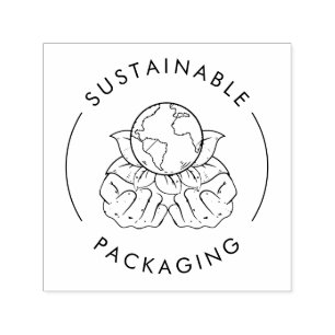 Nachhaltige Verpackung Ökologisches Geschäft Permastempel