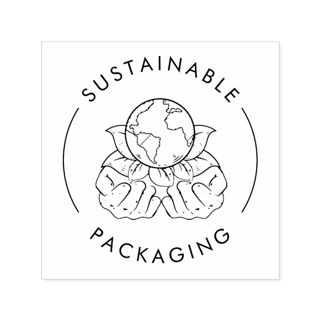 Nachhaltige Verpackung | Ökologisches Geschäft Permastempel (Design)