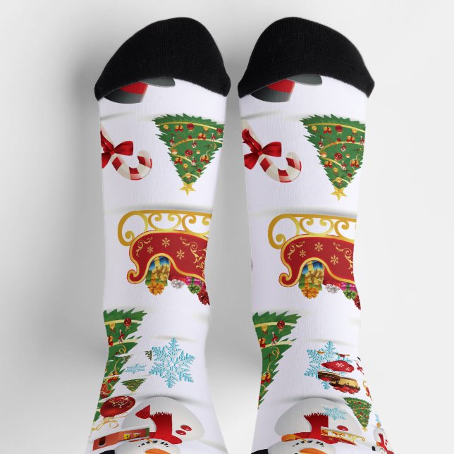 Nachhaltiger Premium-Crew-Sockel Socken (Oben)